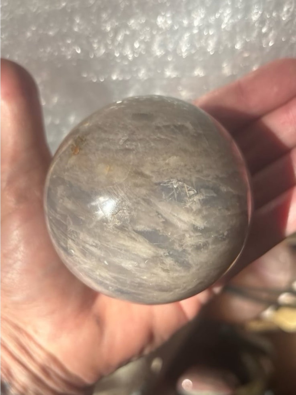 Blue Rose Quartz Sphere